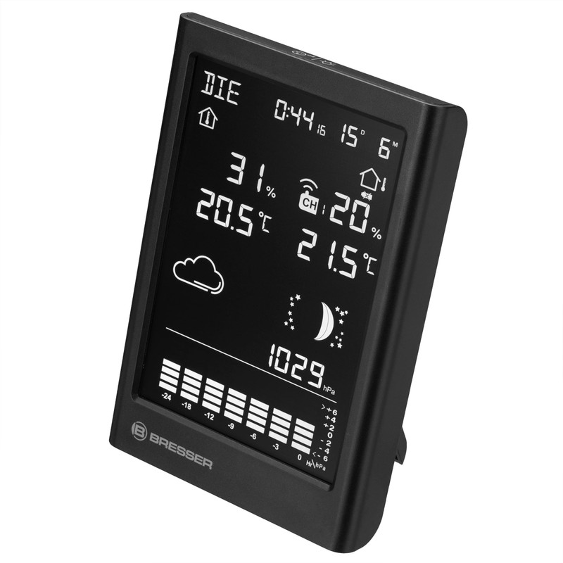 Bresser MeteoTemp TBV Wireless Weather Station, Thermo-Hygro Outdoor Sensor, Indoor/Outdoor