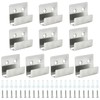 Bivethoi 10 Pcs Tile Display Wall Hanger, Stainless Steel Wall