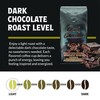 Warpath Coffee Light Roast Ground Coffee, Dark Chocolate Blend, High