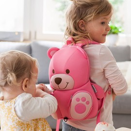 Pandana® Children's Rucksack with Chest Strap for Boys and Girls in Nursery or Kita Made from Insulating Breathable Neoprene with Anti-Loss System Bella Bär Neoprene, Bella