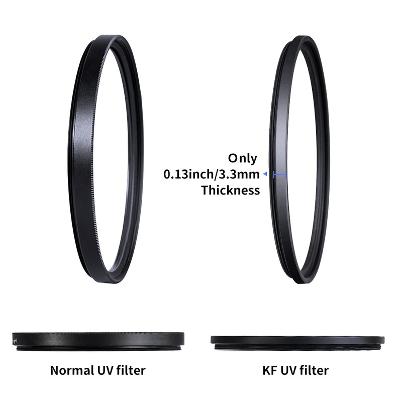 K&F CONCEPT 72mm Ultra Slim Multi Coated MC UV HD