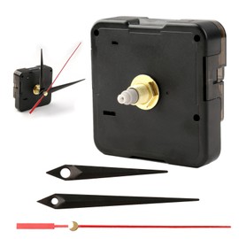 Clock Movement for Wall Clock, Self-Installation, Quartz Clock Movement, Silent, 16 mm Shaft Length, Includes Set Clock Point, Ideal for DIY Watch Projects