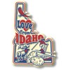 Vintage"Love from Idaho" State Map Magnet
