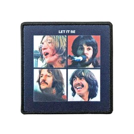 The Beatles Patch Let It Be Album Cover Nuevo Oficial Embroidered Iron On