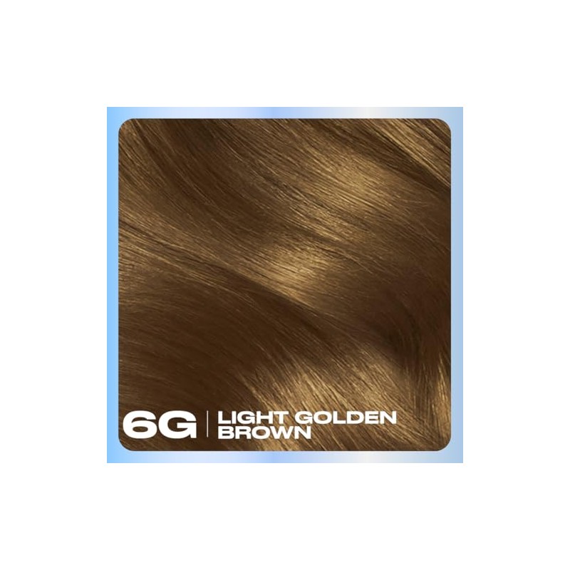Clairol Nice'N Easy Crème 6G Light Golden Brown (3 Kits)