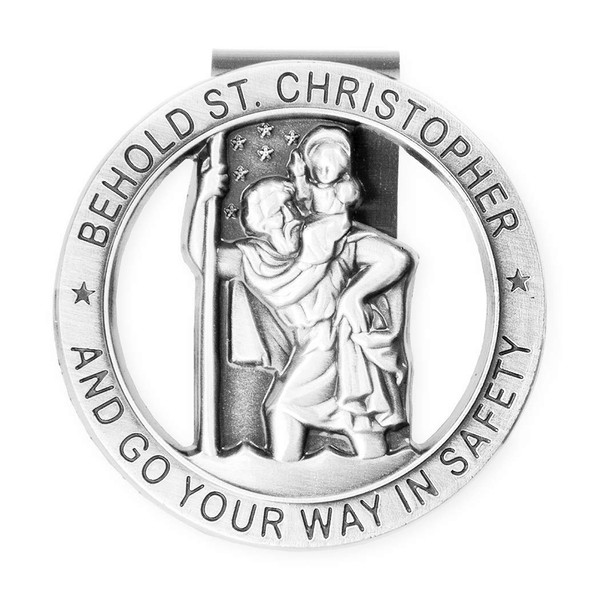 Rosemarie Collections Religious St Christopher Medal Go Your Way in