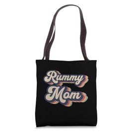 Rummy Mom Vintage Design Funny Rummy Card Game Tote Bag
