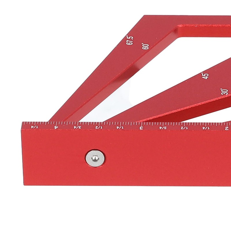 Woodworking Ruler Multifunctional Angle Measuring Ruler Aluminum Alloy Square Tool