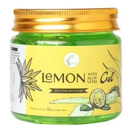 SVATV Lemon Aloe Vera Gel | Reduces Redness | Improves Skin Tone | Reduces Dark Spots | Fills Skin Cells | Paraben & Sulphate Free - 200 g
