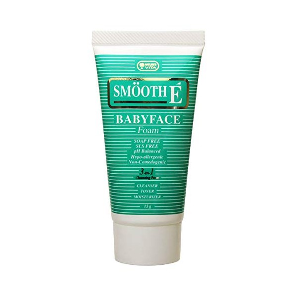 SMOOTHE Smooth E Baby Face Foam, 0.5 oz (15 g),