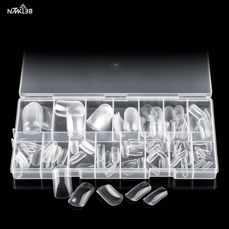 NMKL38 150PCS Dual Nail Forms 12 Sizes Extension Poly Nail