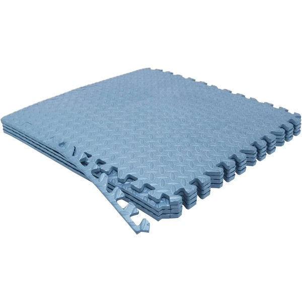 Venbytech for 6 SkyBlue Exercise Mat EVA Foam Interlocking Tile