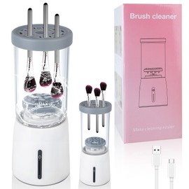 Electric Makeup Brush Cleaner, Automatic Cleaning Tool, IP65 Waterproof Auto Makeup Brush Cleaner, Suitable for Cleaning Makeup Sponges and Brushes