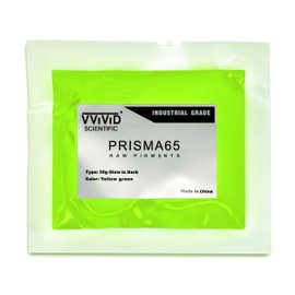 VViViD Yellow Green Glow In The Dark Fine Pigment Powder 30g/1oz Packet