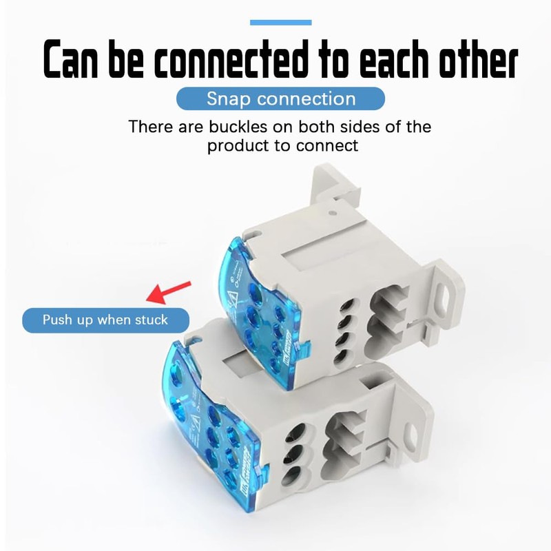 Distribution Box, Din Rail Terminal Block Distribution Box Electric Wire