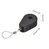 MECCANIXITY Retractable Cable Lock with Self-Adhesive, Remote Control Security Lock