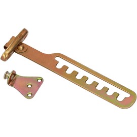 KOTARBAU® Set of 2 Tilt Regulators for Windows, Window Stop, Slate Protection, Window Latch for Adjusting the Window Opening, Window Stopper, Tilting Scissors, Yellow