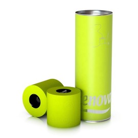 Renova Scented Colored Toilet Paper Gift Box 3 Rolls 3-Ply Bath Tissue Lime Green