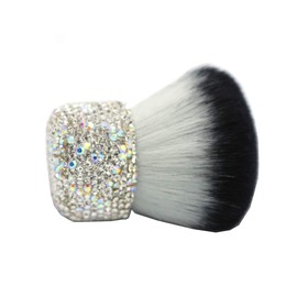 Bestbling Bling Bling - Brocha grande para maquillaje en polvo mineral, brocha para base de maquillaje, brocha perfecta para cobertura grande en polvo bronceador (rosa)