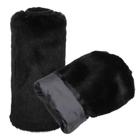 BESPORTBLE Faux Fur Fuzzy Leg Warmers, Furry Boot Covers for Women Warm Fuzzy Boot Cuff Boot Sleeves Leg Warmers for Winter
