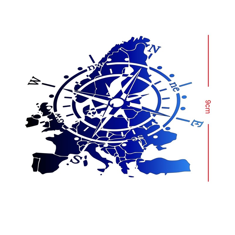 Generisch Compass Sticker for Outdoor and Indoor (RPT 53) (9