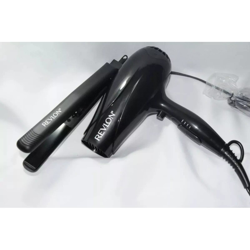Revlon Combo Revlon Edicion Limitada Secadora Plancha Negro