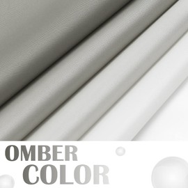 Lazzzy Ombre Grey Shower Curtain for Bathroom Fabric Shower Curtain Set with 12 Shower Curtain Hooks Waterproof Modern Cute Shower Curtain for RV Camper Hotel 70x72 Inches Long 1 Panel Gray