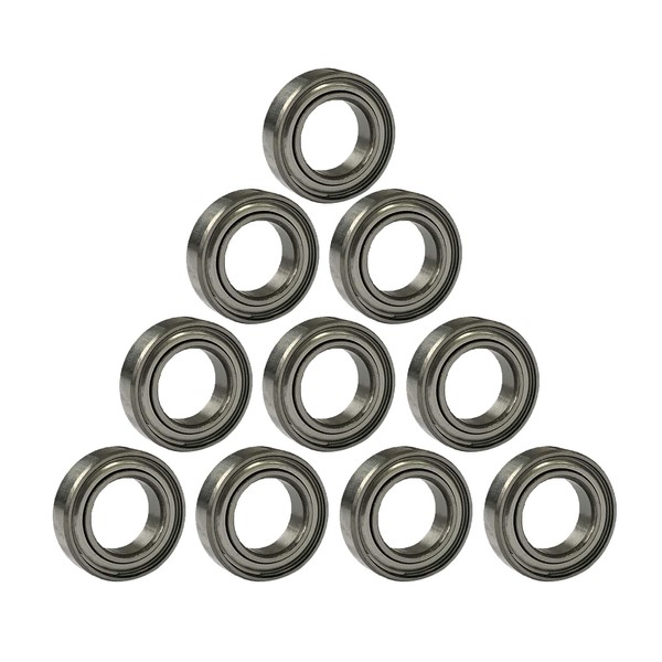 Generic Double Shielded Miniature Deep Groove Ball Bearing (Pack of