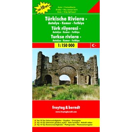 Turkish Riviera, West: -Antalya - Kemer - Fethiye Road & Leisure Map: Toeristische wegenkaart 1:150 000