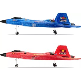 Unbranded 2.4G Airplane Plane 2CH 3-Axis Gyro Airplane Glider LED Fighter Toys Gift Red