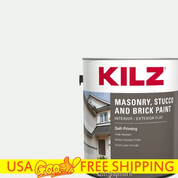 US Self-Priming Masonry Stucco Brick Paint Interior/Exter