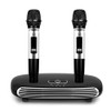 Wireless BT Karaoke Set with Double Wireless BT Microphone for