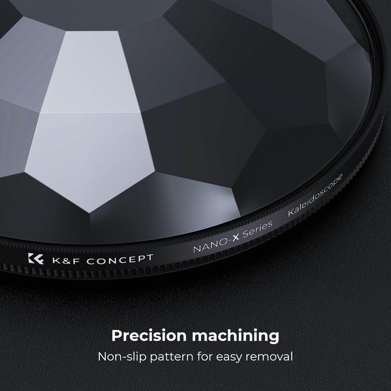 K&F Concept 58mm Kaleidoscope Prism Lens Filter Optical Glass Prism