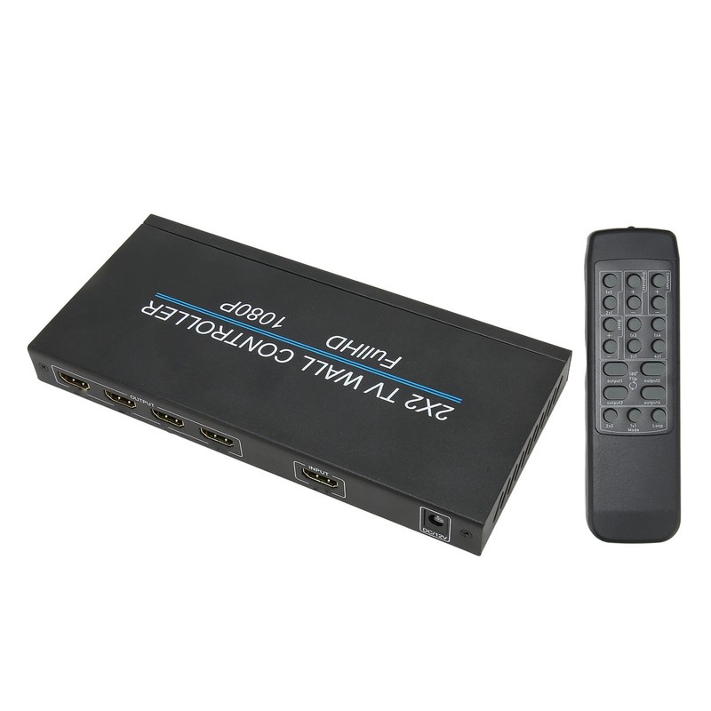 2x2 TV Wall Controller HD Multimedia Interface Plug and Play