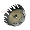 JINFANNIBI CNC Billet Clutch Basket Kit & Cover Gasket for