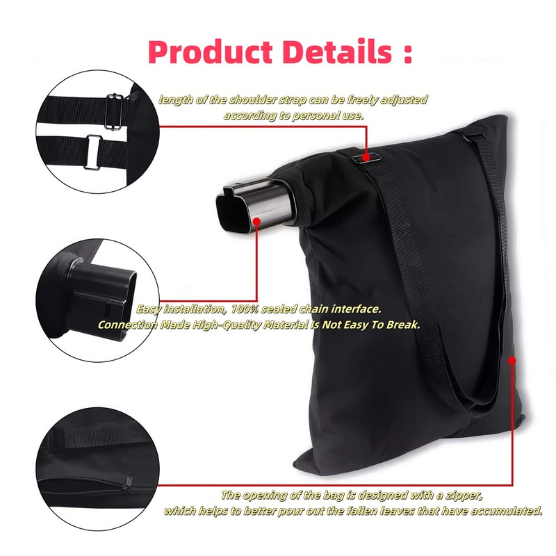 5140125-95 Leaf Blower Vacuum Vac Shoulder Bag, Fits with Black