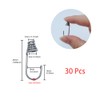 ONEBO Pack of 30 Spiral Hooks, Bungee Straps Hooks, Shock