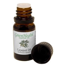 GreenHealth Cajeput – 1/3 fl oz (10 ml) Glass Bottle – 100% Pure Essential Oil