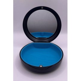 Dynamic Manufacturing Aligner, Retainer, Sports Mouth Guard Case, with Mirror and Silicone Liner Case