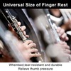 12 Pack Silicone Clarinet Thumb Rest Cushion, Black Thumb Rest
