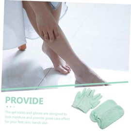 OHPHCALL 1 Set Moisturizing Gloves for Girl Moisturizing Socks for Women Womens Socks Womens Gloves Moisturizing Gloves and Socks Moisturizing Gloves for Dry Hand