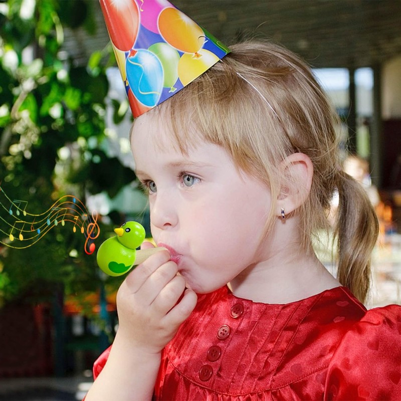 Children's Bird Whistle, Pack of 20 Whistles, Wooden Bird Whistle,