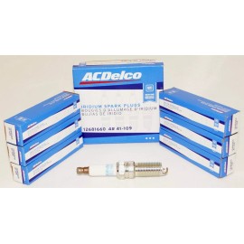 ACDelco Professional Set of 6 Genuine OEM ACDelco 41-109 Spark Plug Iridium GM 12622561