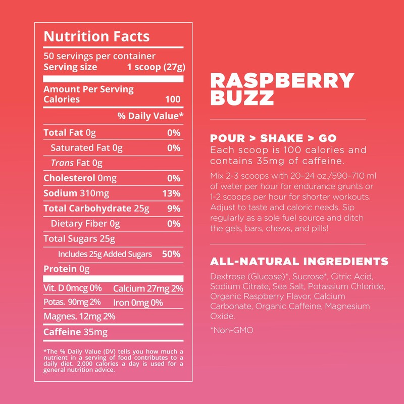 Tailwind Nutrition Endurance Fuel, Carbohydrate & Electrolyte Sports Drink Mix
