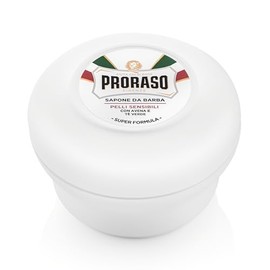 Proraso Jabón para Afeitar en Tarro Té Verde y Avena para Piel Sensible, Sin Perfume, 150 ml