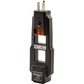 Triplett AC Line Splitter and GFCI Outlet/Receptacle Tester with 5 Visual Indicators (ET200)