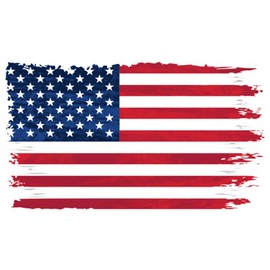American Flag (Distressed) Decal
