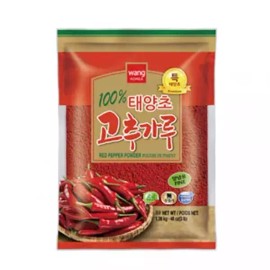 Wang Korean Style Hot Red Chili Pepper Fine Powder 3Lb 03761 100%   Korea