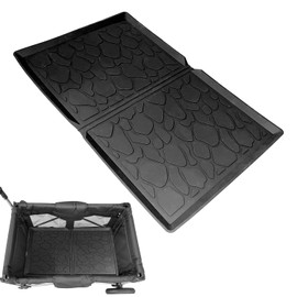 CATECASE All-Weather TPE Mat for Models - Compatible with Wonderfold Stroller Wagons, Protects from Sand, Dirt & Water (W2 - Black)