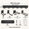 99 Inch Garage Tool Organizer, Heavy Duty Wall Mount Storage